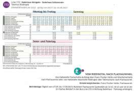 Taelerbusfahrplan 2023  Koenig- zur Schliereralm